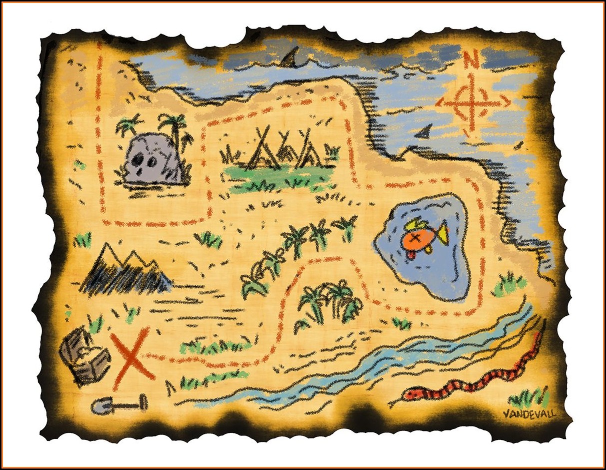 Pirate Treasure Maps To Print