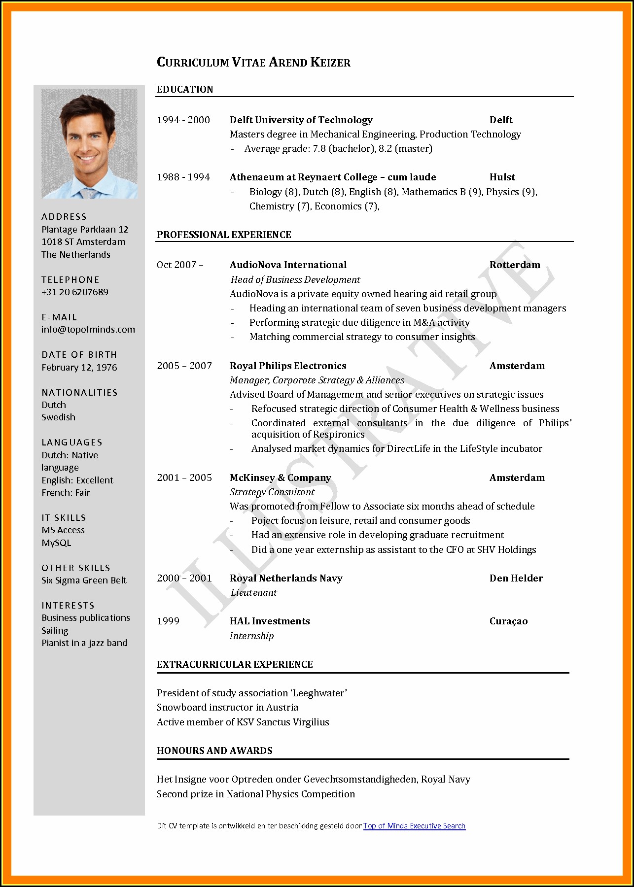 Standard Resume Format For Mechanical Engineers Doc