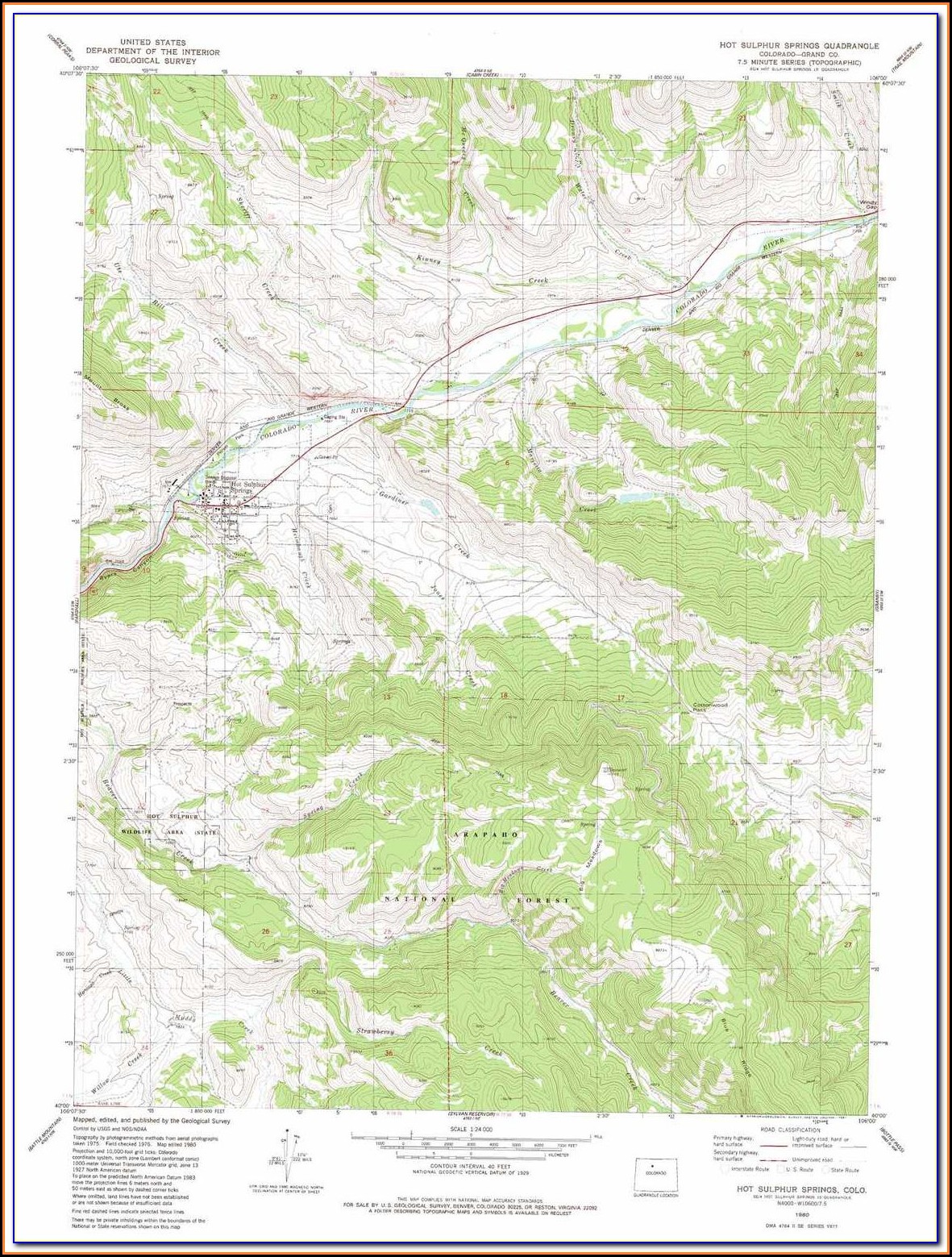 Topo Maps Colorado Hunting Units