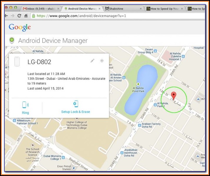 Tracking Cell Phone Using Google Maps