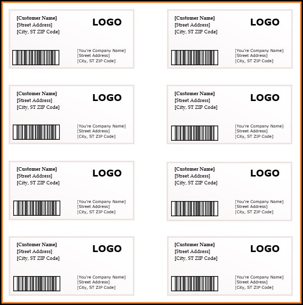 Shipping Label Template Free Word