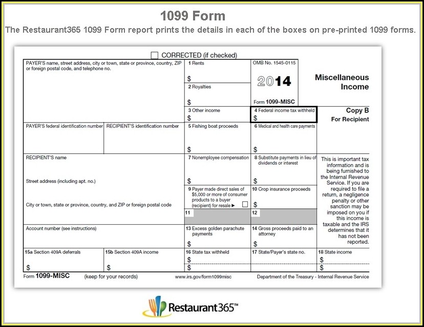 Where To Get 1099 Misc Forms Free