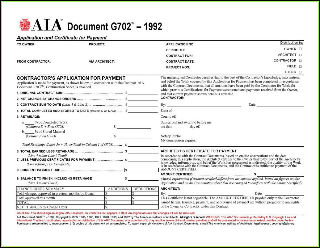 Aia Form G706a Free Download
