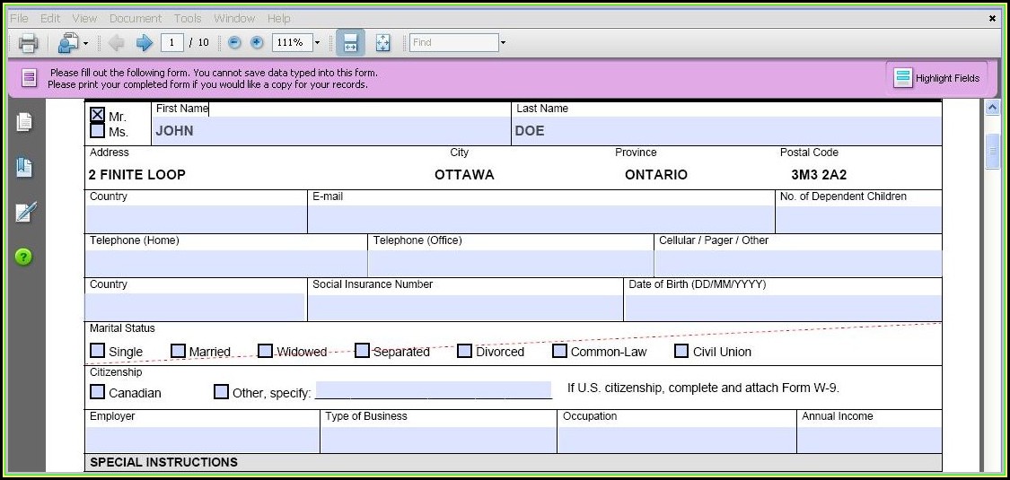 Create Pdf Fillable Form From Excel
