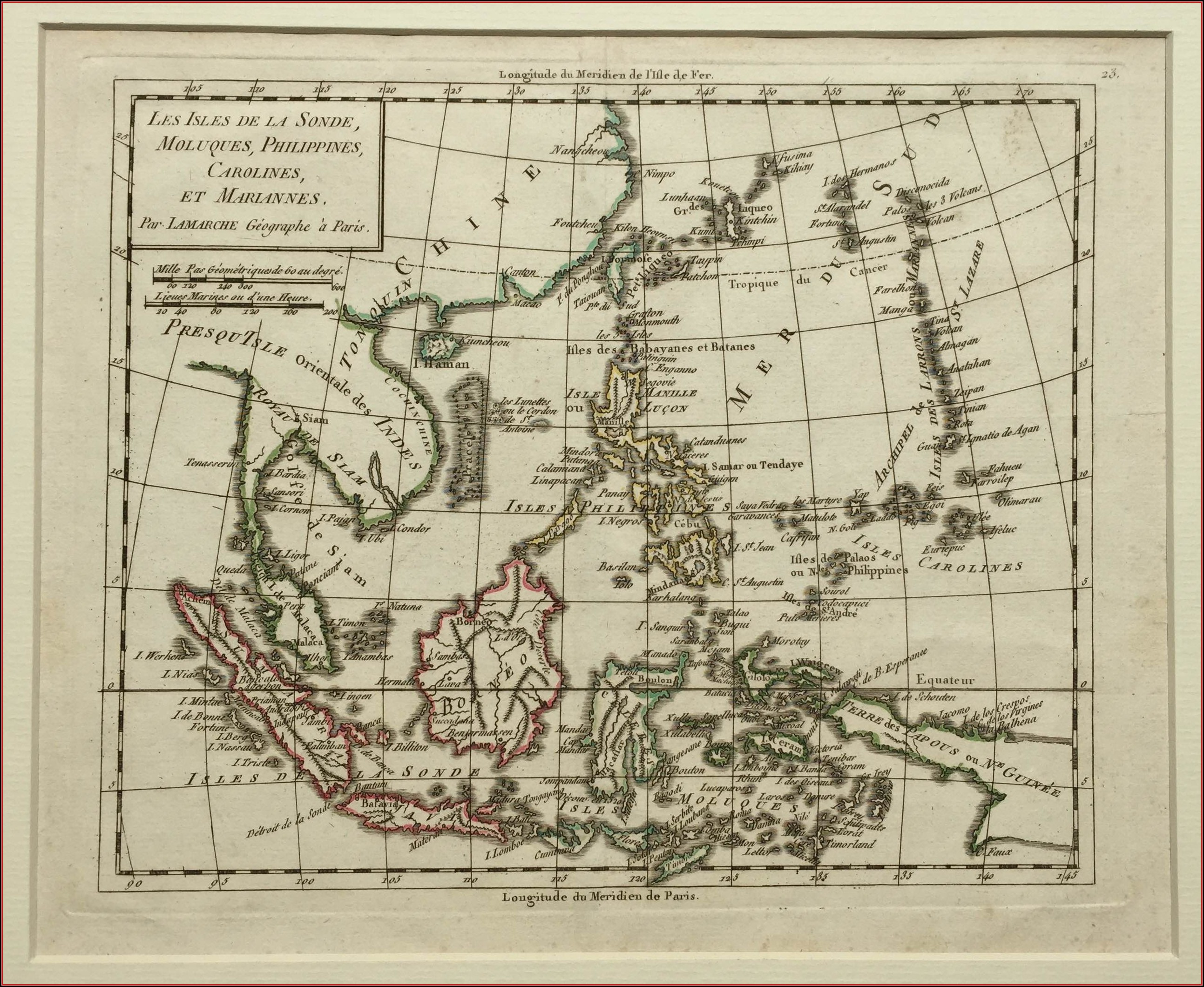 Antique Map Indonesia