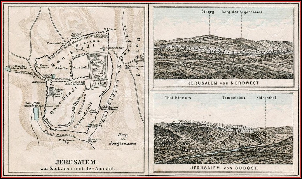 Bible Map Of Jerusalem