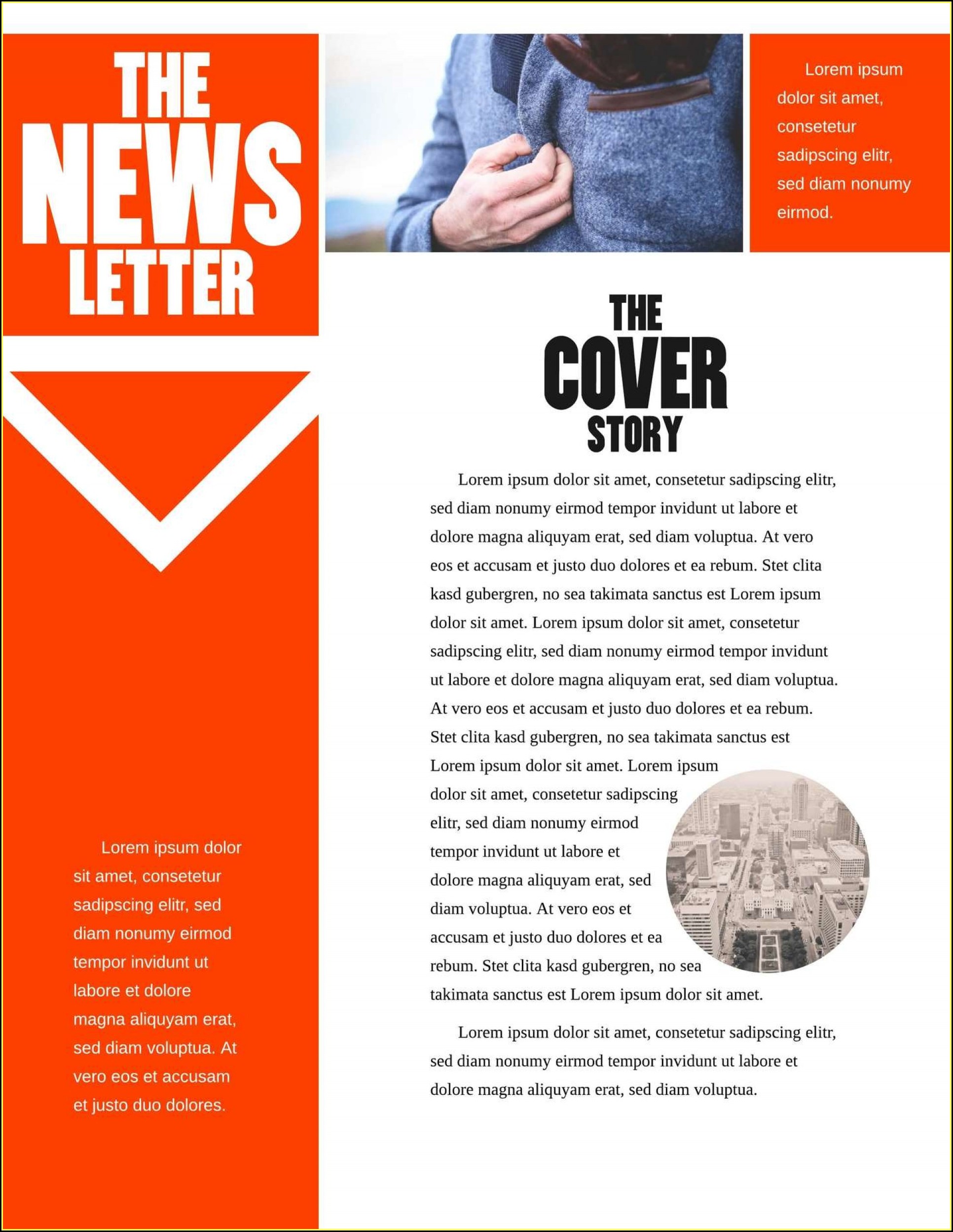 Corporate Newsletter Templates Word