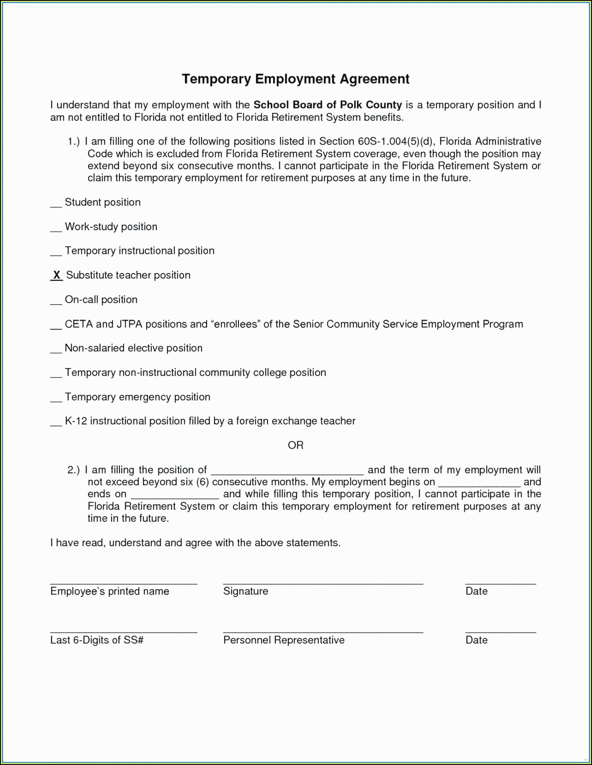 Employee Contract Templates South Africa - Template 2 ...