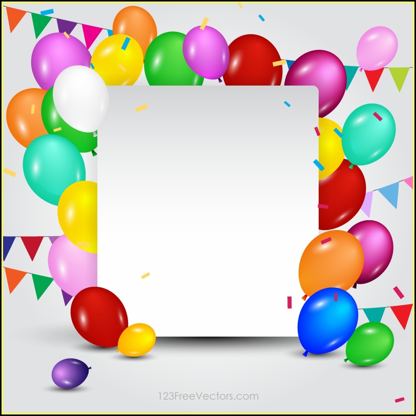 Free Birthday Card Template Download