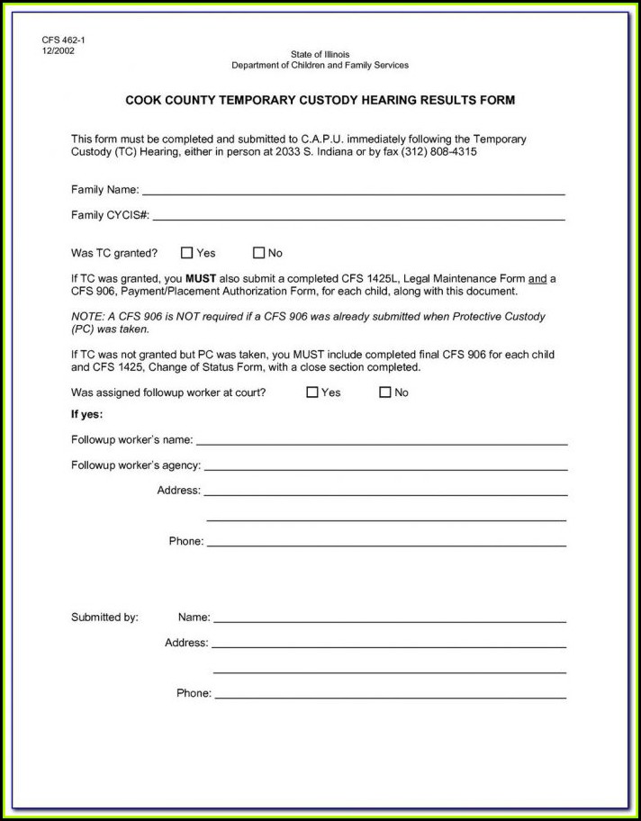 Free Legal Forms Child Custody Agreement