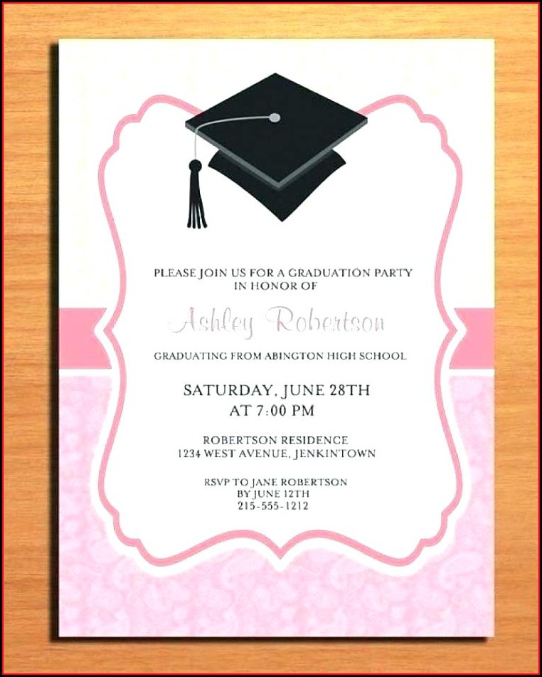 Graduation Party Invitations Templates Free 2015