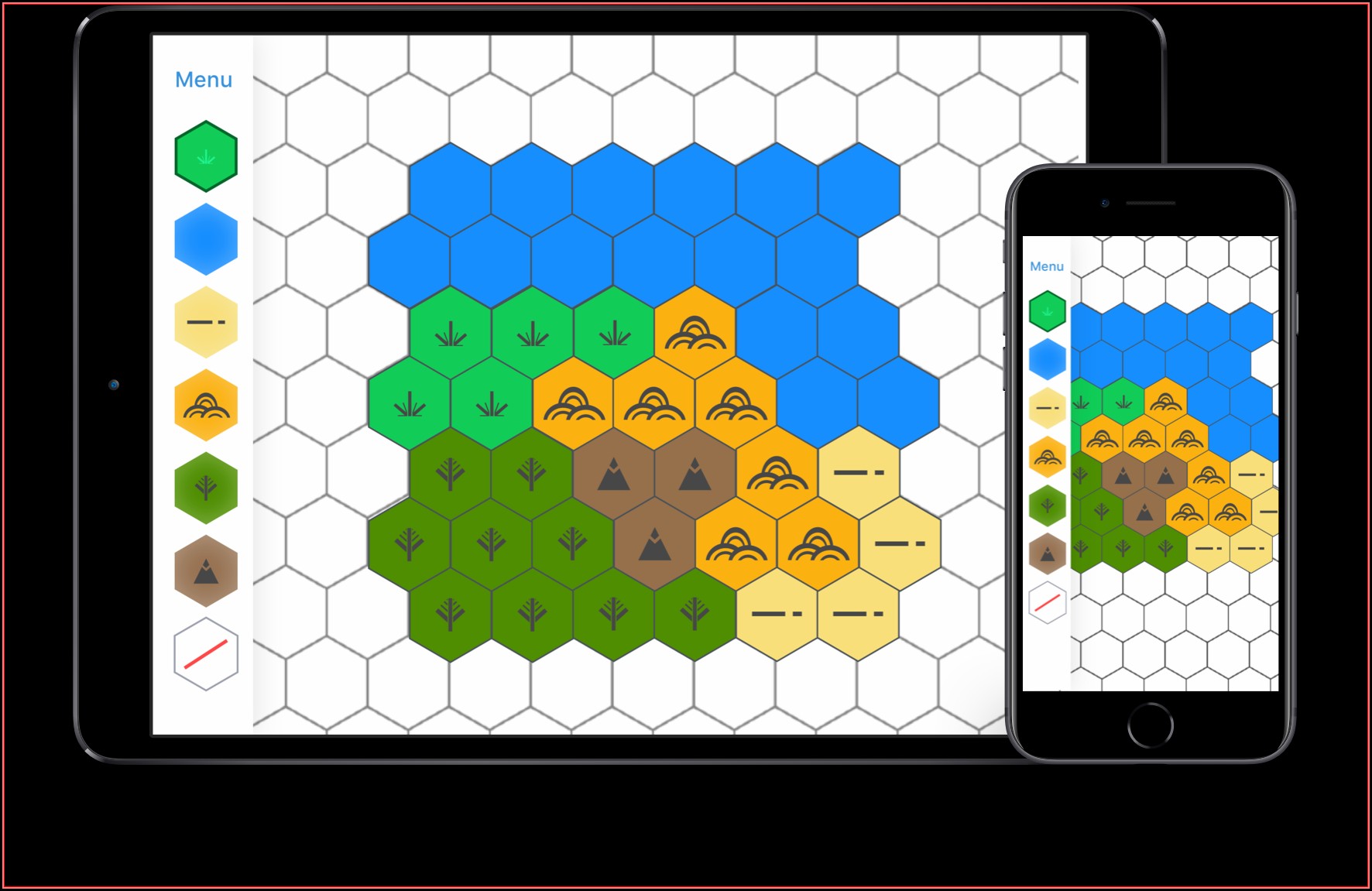Hexagon Tile Map Editor