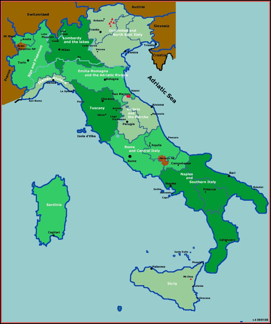 Hiking Maps Italy