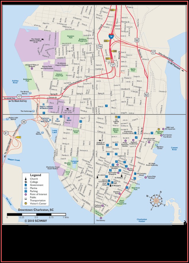 Historic Charleston Map