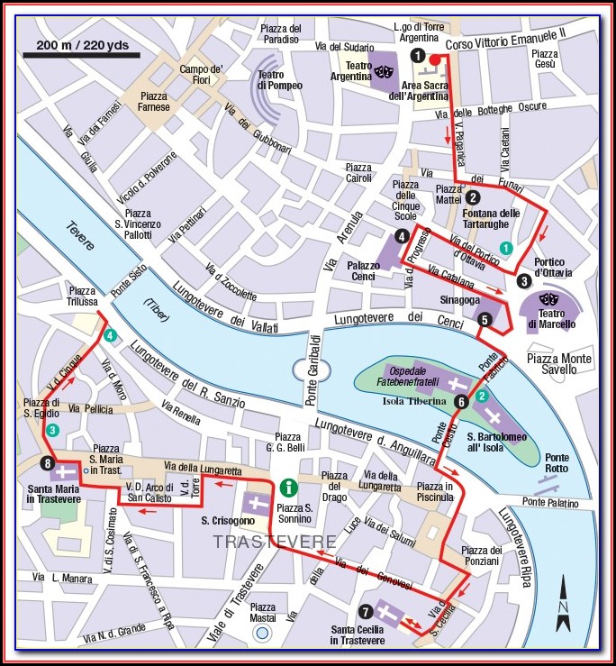 Historic Charleston Walking Tour Map