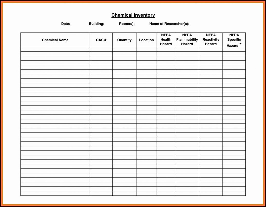 Inventory Spreadsheet Template Google Sheets