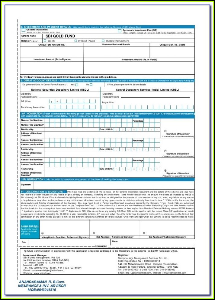 Know Your Customer (kyc) Form Bharat Gas