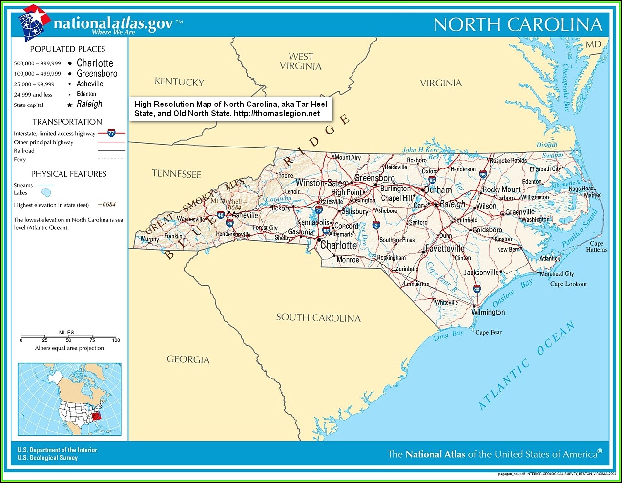 Map Of Civil War Battles In North Carolina