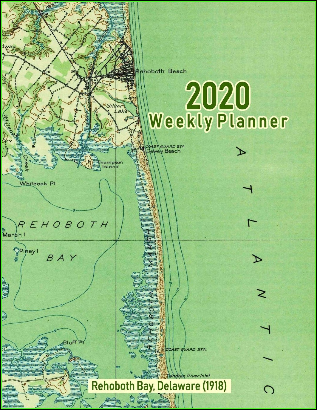 Map Of Rehoboth Bay Delaware