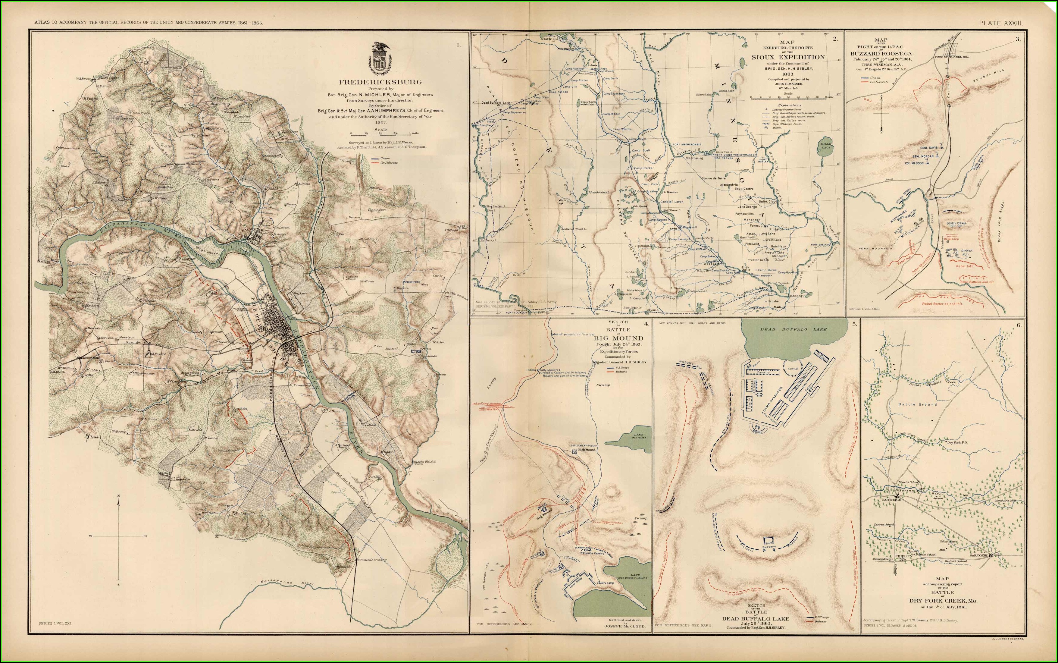 Maps Of Civil War Battles