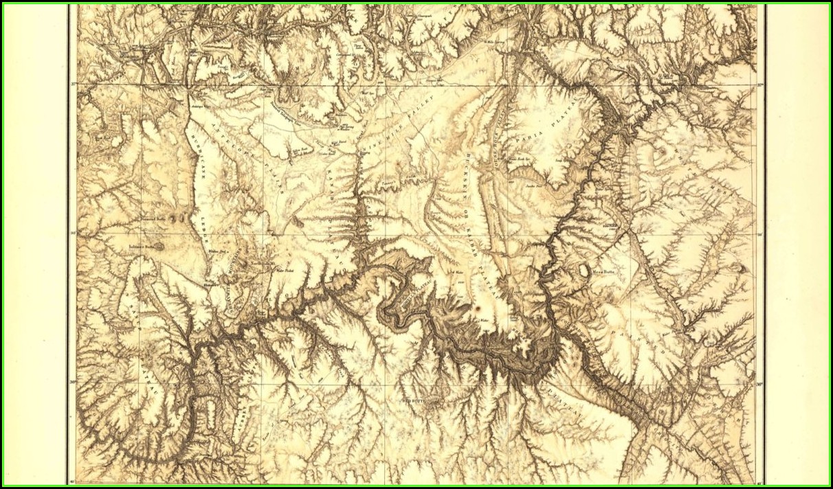 Maps Of The Grand Canyon