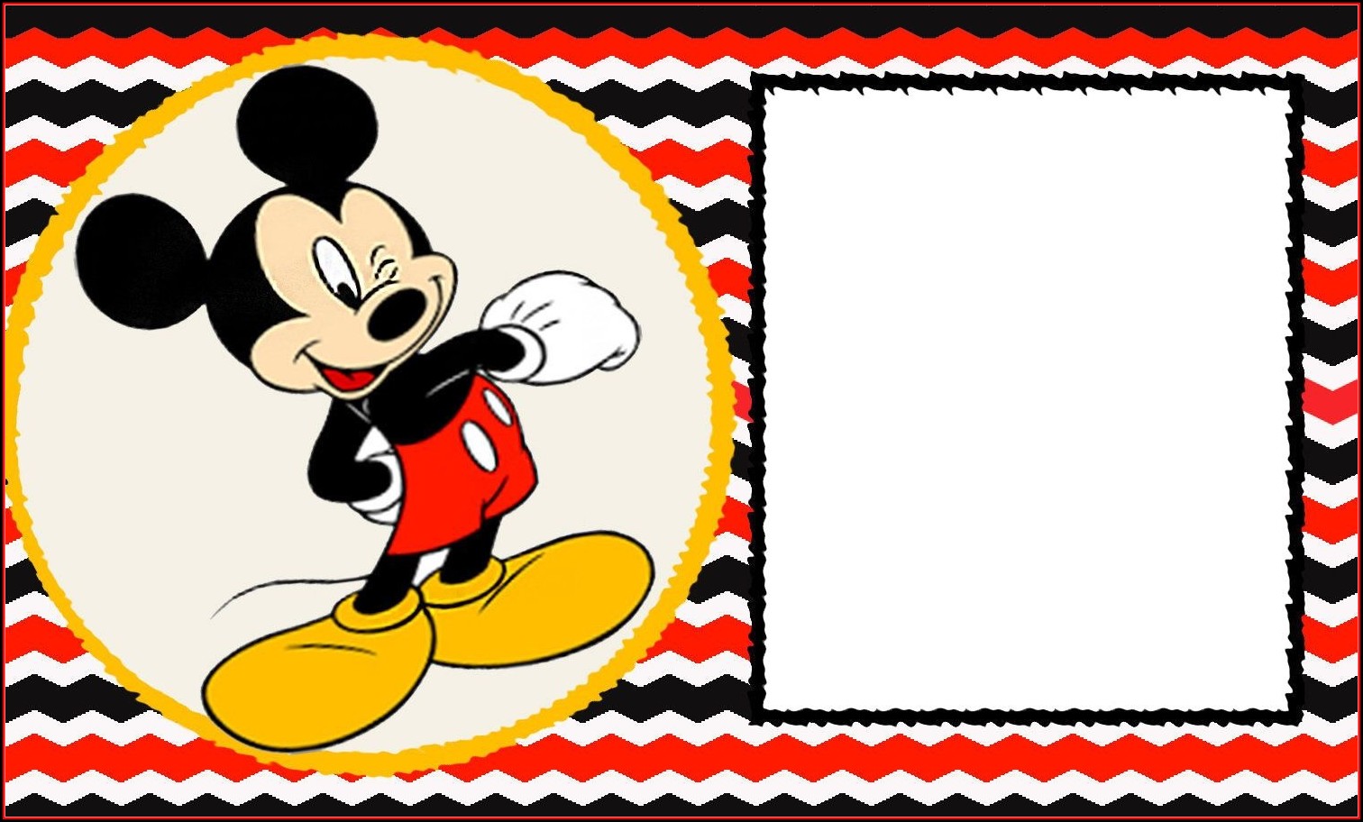Mickey Mouse Birthday Invitation Templates Free