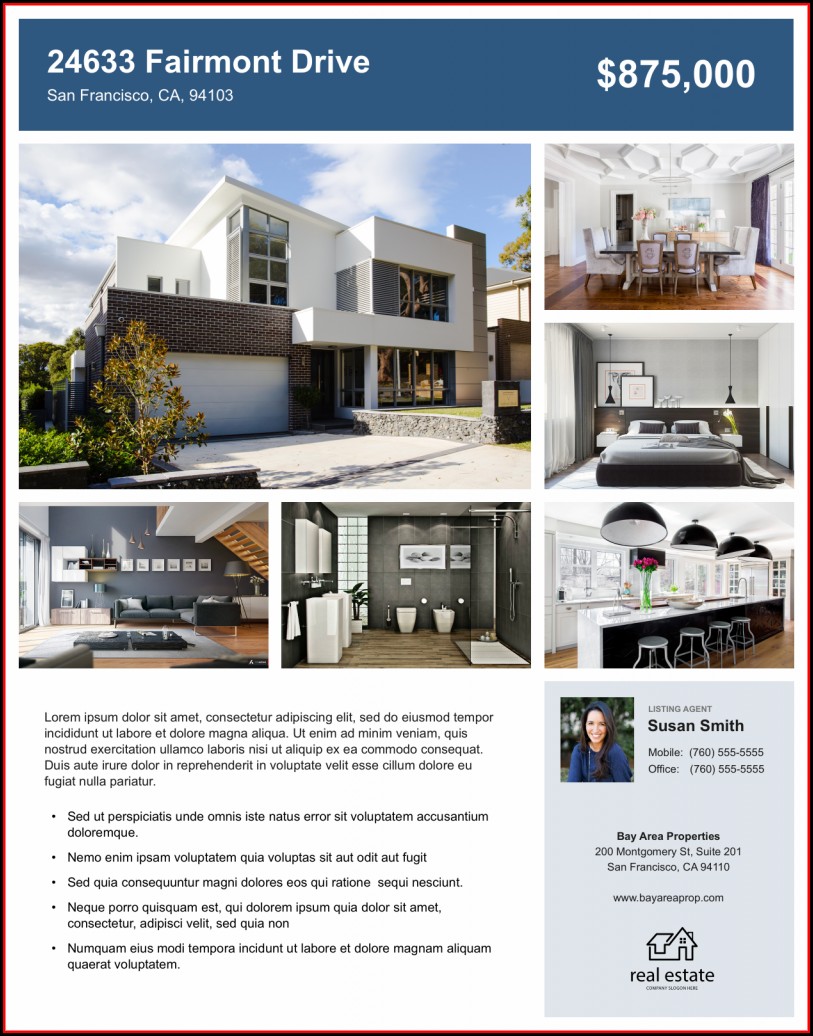 Microsoft Word Real Estate Flyer Template Free