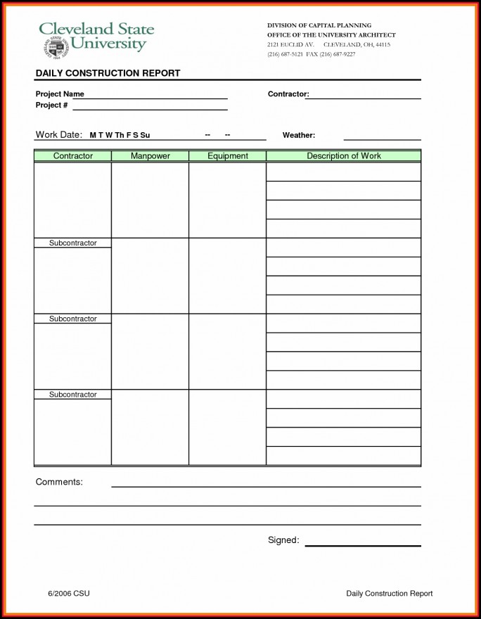 Monthly Business Expense Report Template