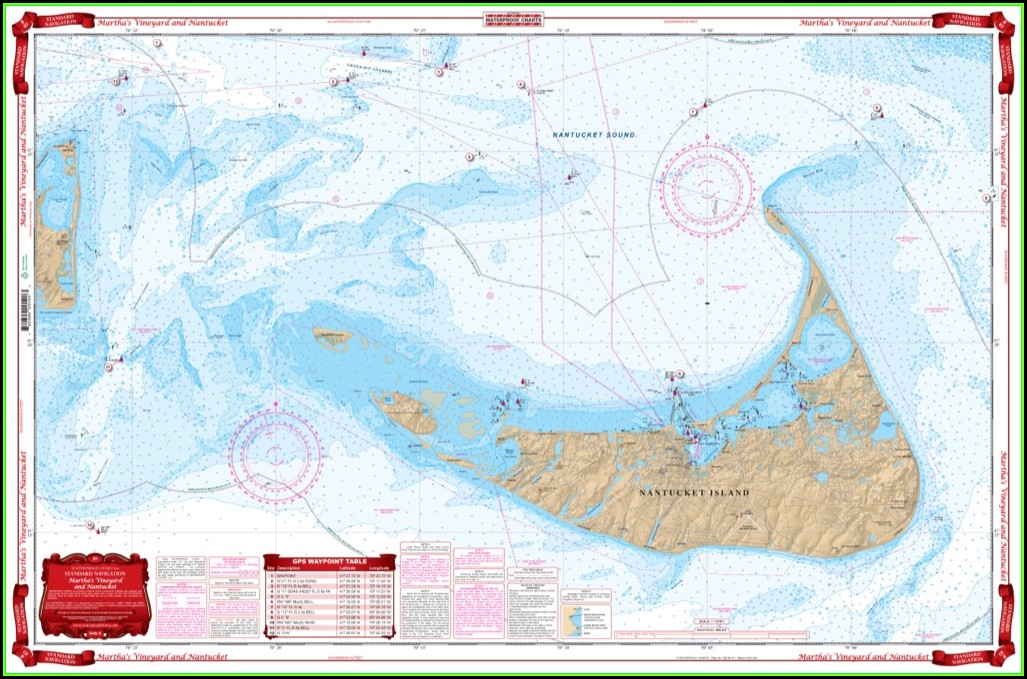 Nantucket Nautical Chart