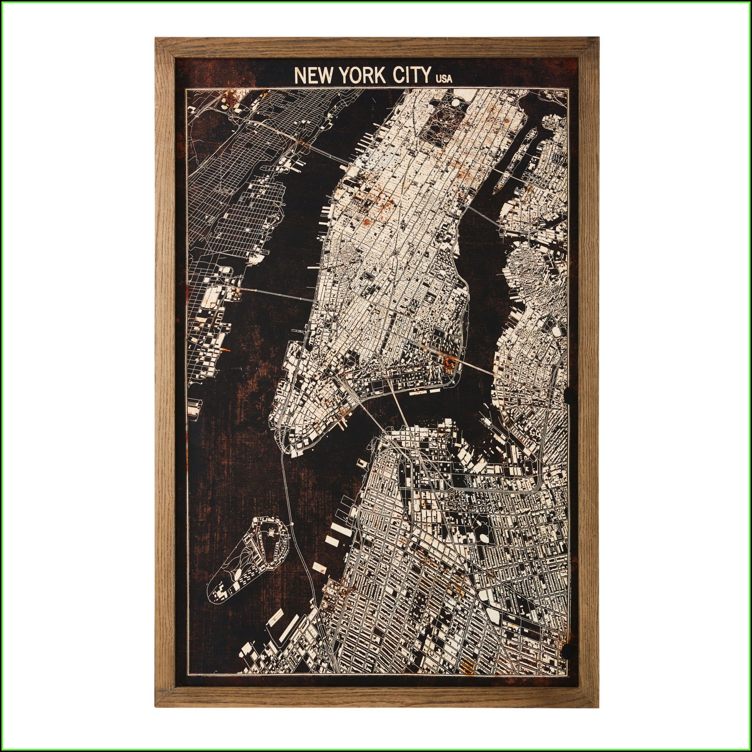 New York Map Artwork