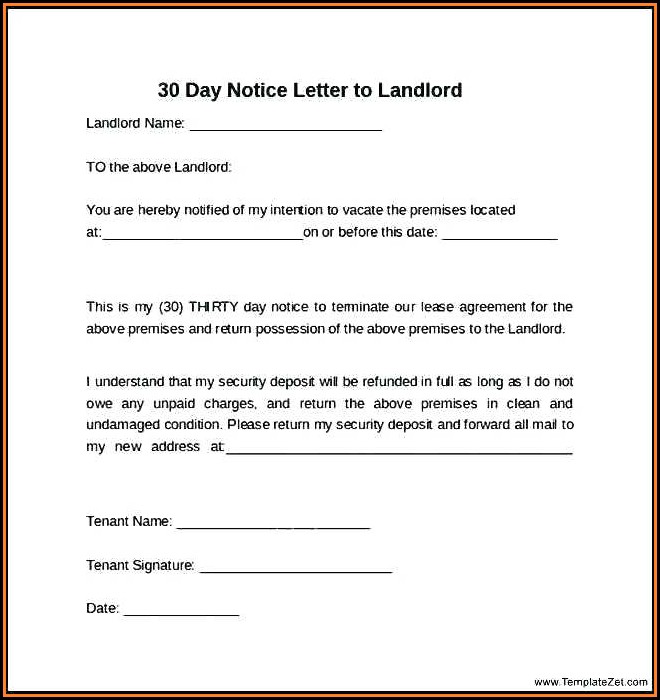 Ohio 30 Day Eviction Notice Form Free
