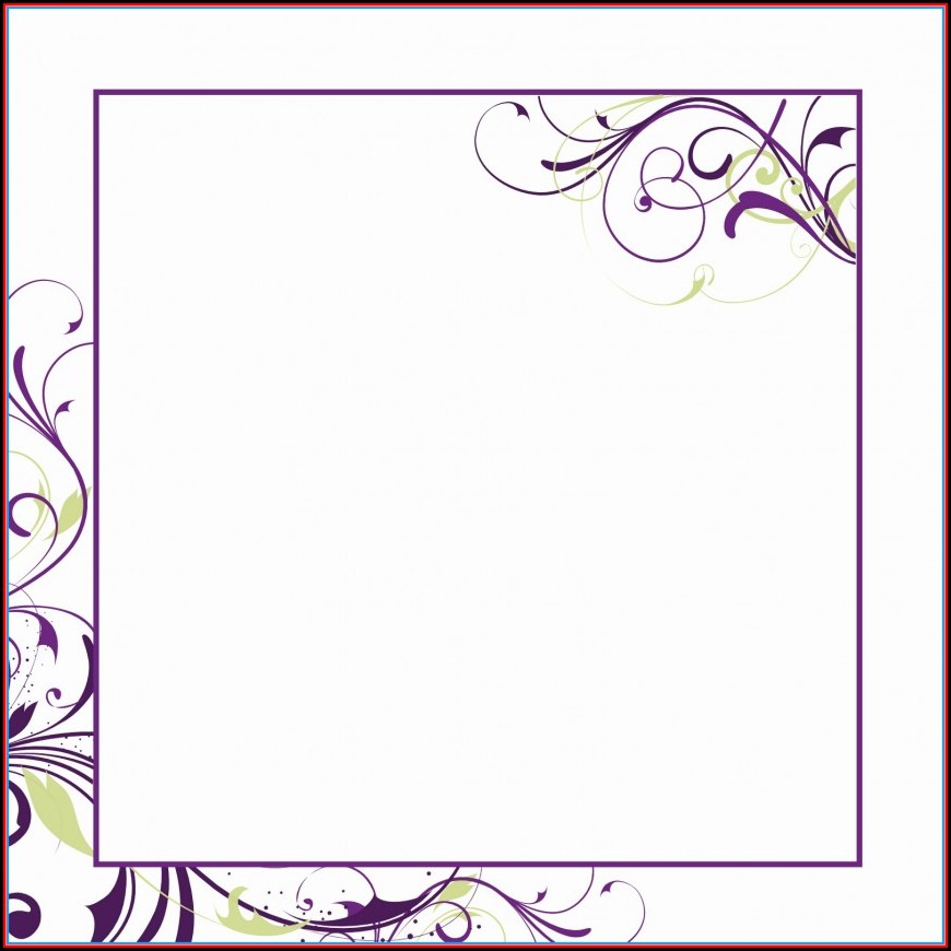 Party Invitation Template Word 2007