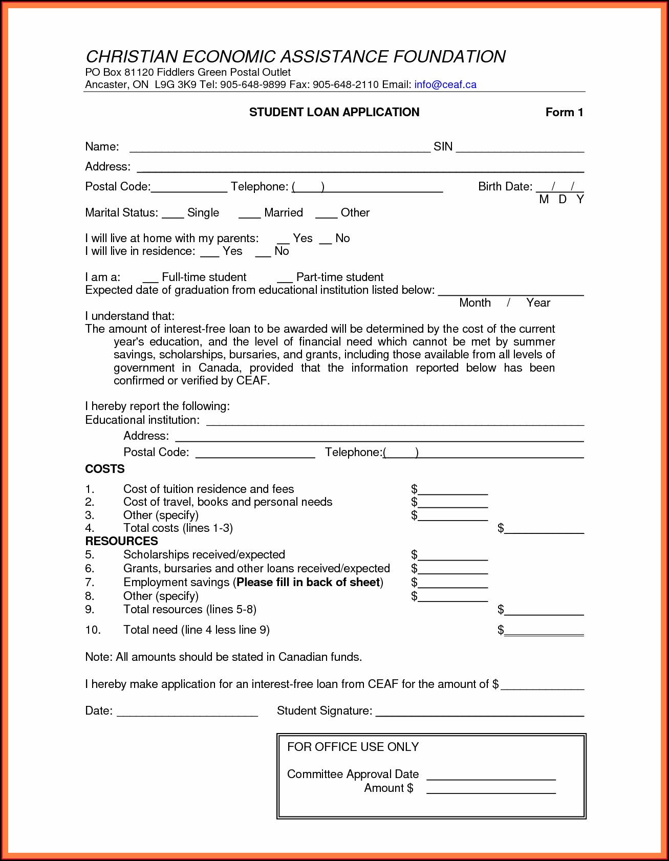 Personal Loan Contract Template Free Uk