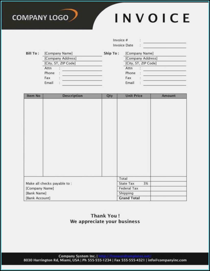 Quickbooks Online Invoice Templates Download