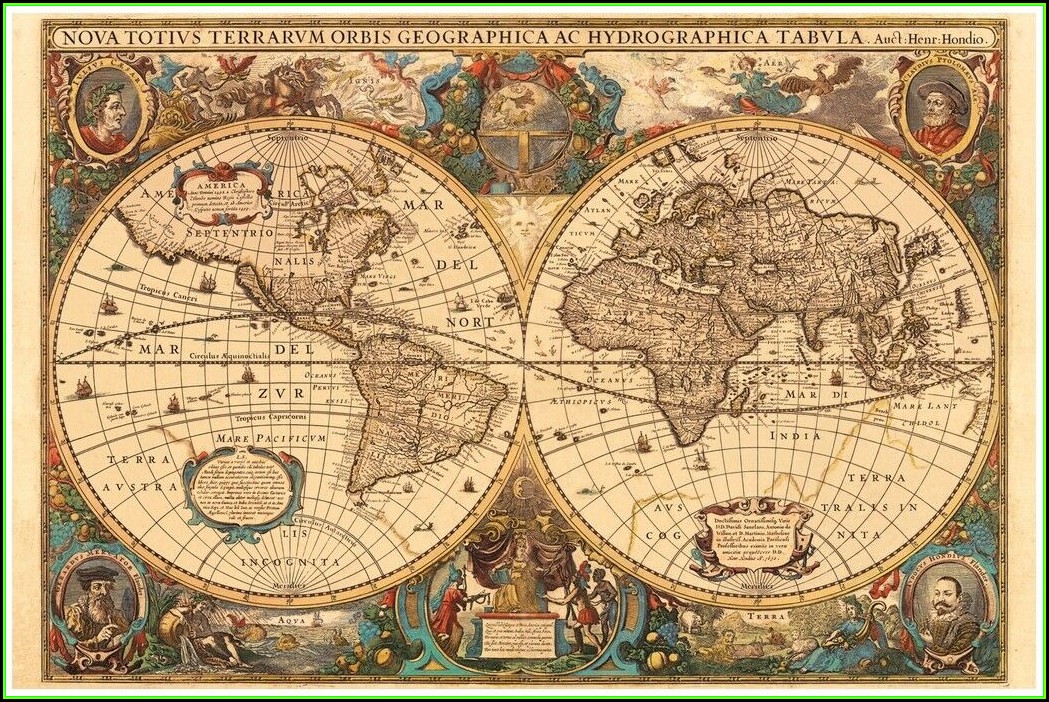 Ravensburger Jigsaw Puzzle 5000 Pieces Antique World Map
