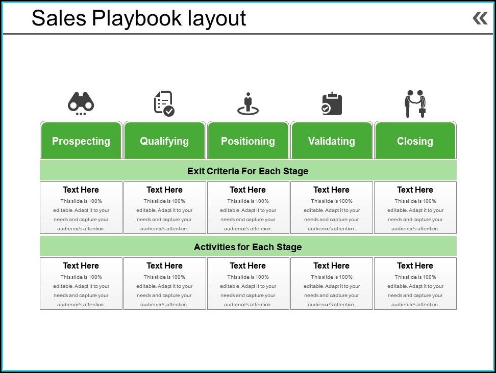Sales Playbook Template Ppt