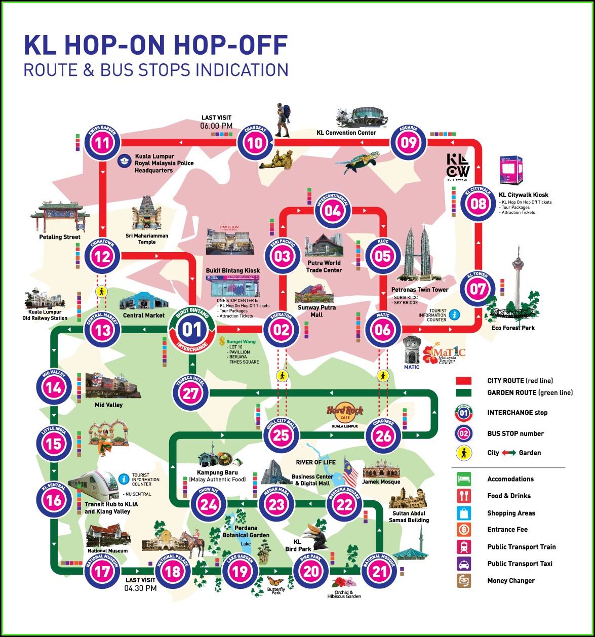 Singapore Airlines Hop On Hop Off Bus Route Map