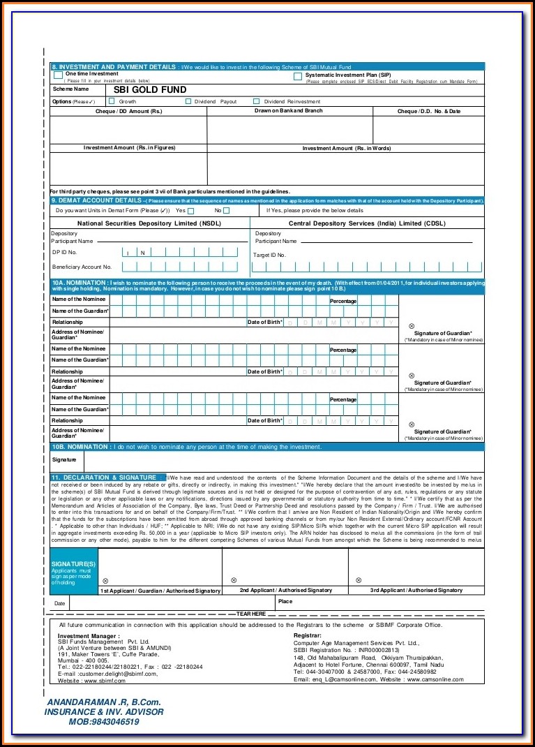 South Indian Bank Kyc Form