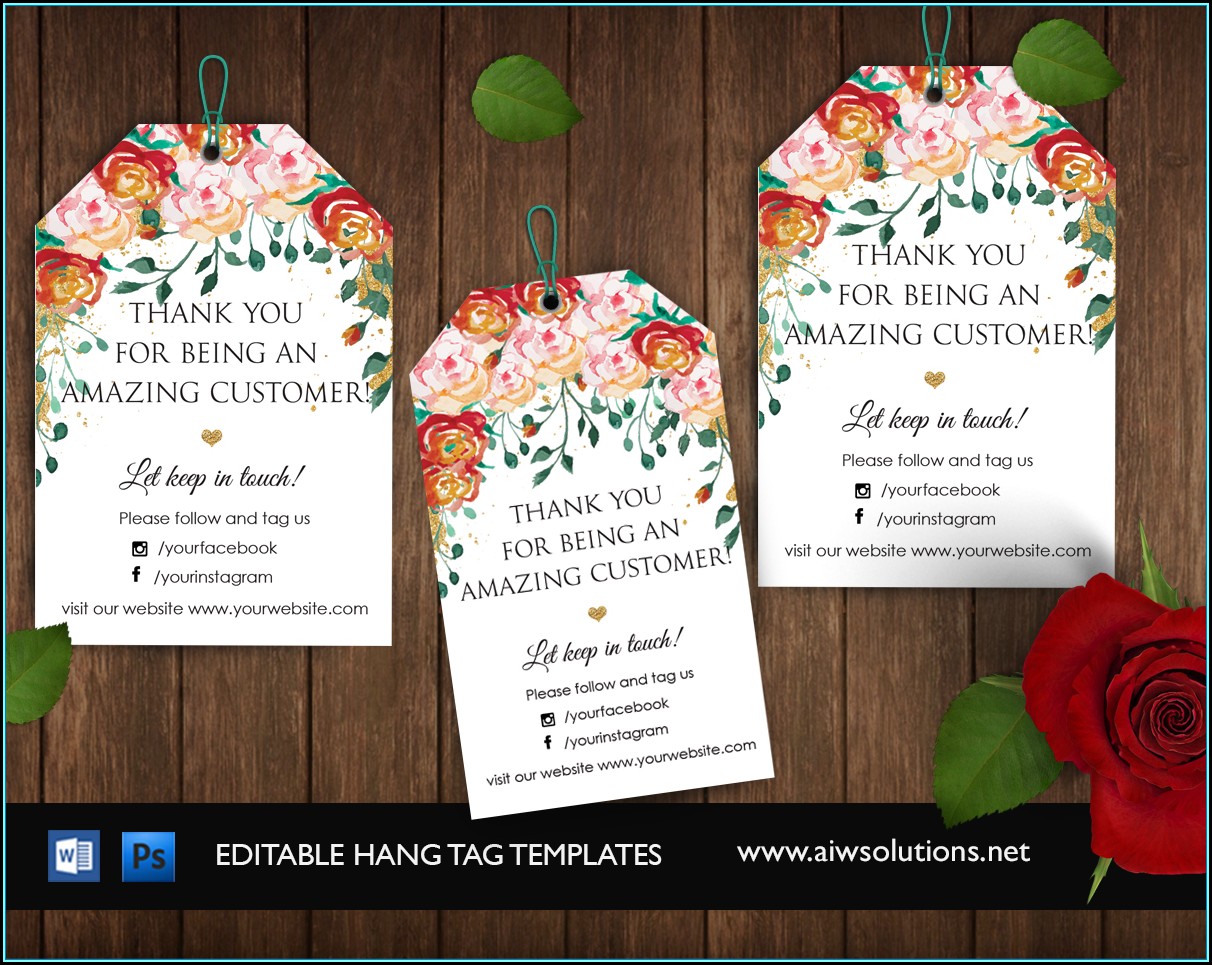 Wedding Favor Tags Template Word Free