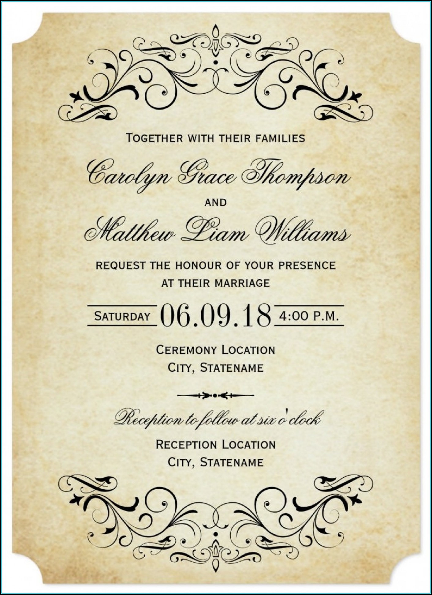 Wedding Invitation Templates Photoshop Download Free