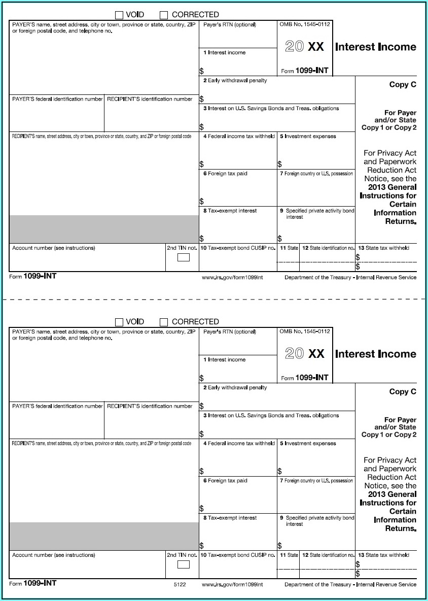 1099 Misc Form 2014 Instructions