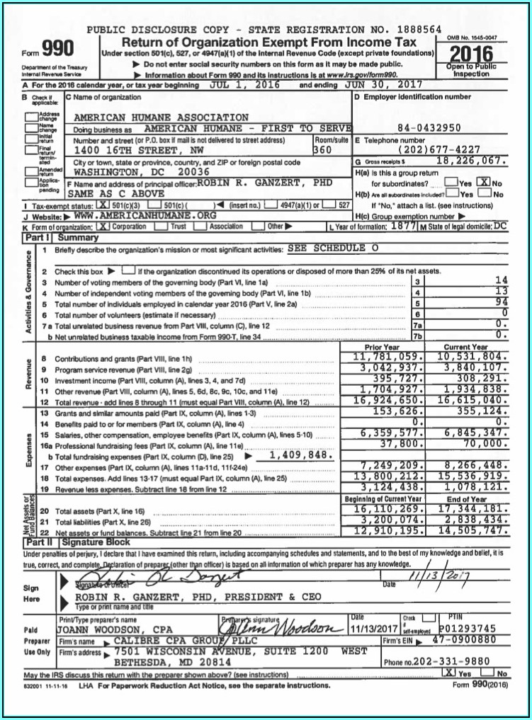 990 Form For Non Profits Irs