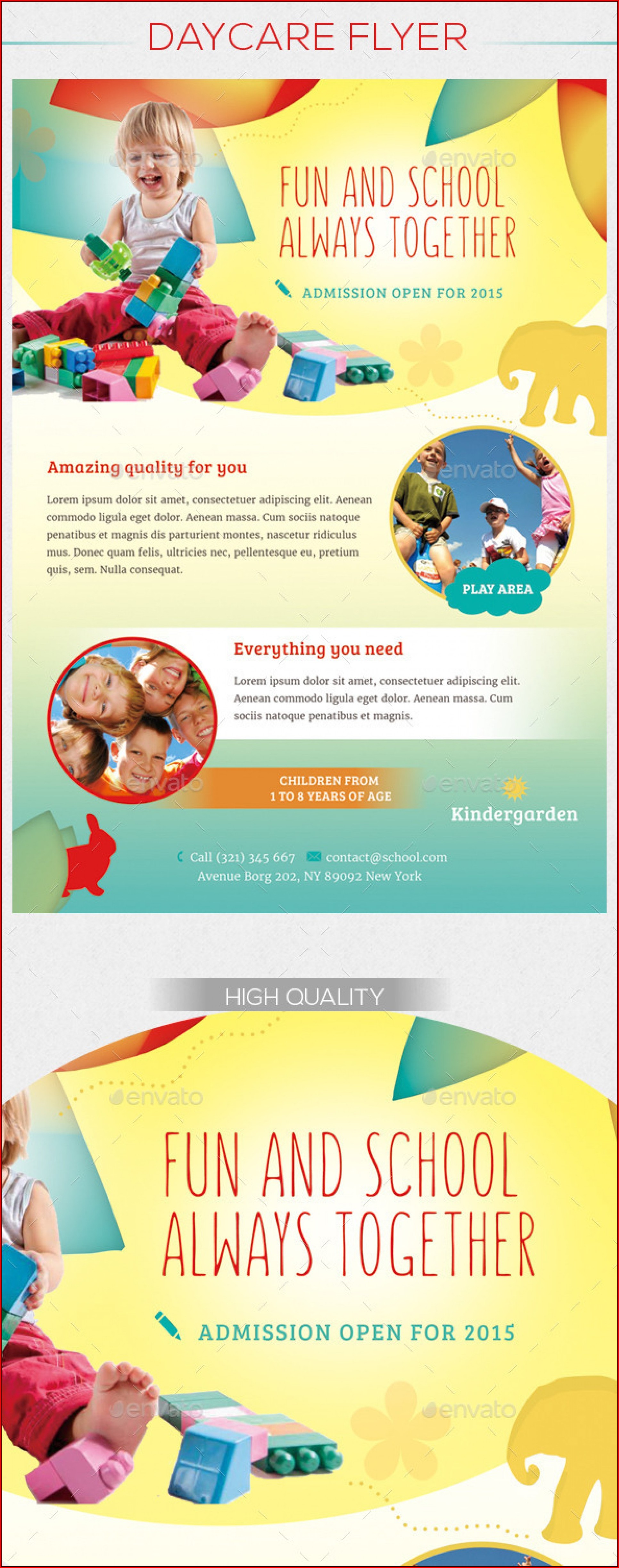 Child Daycare Flyer Templates