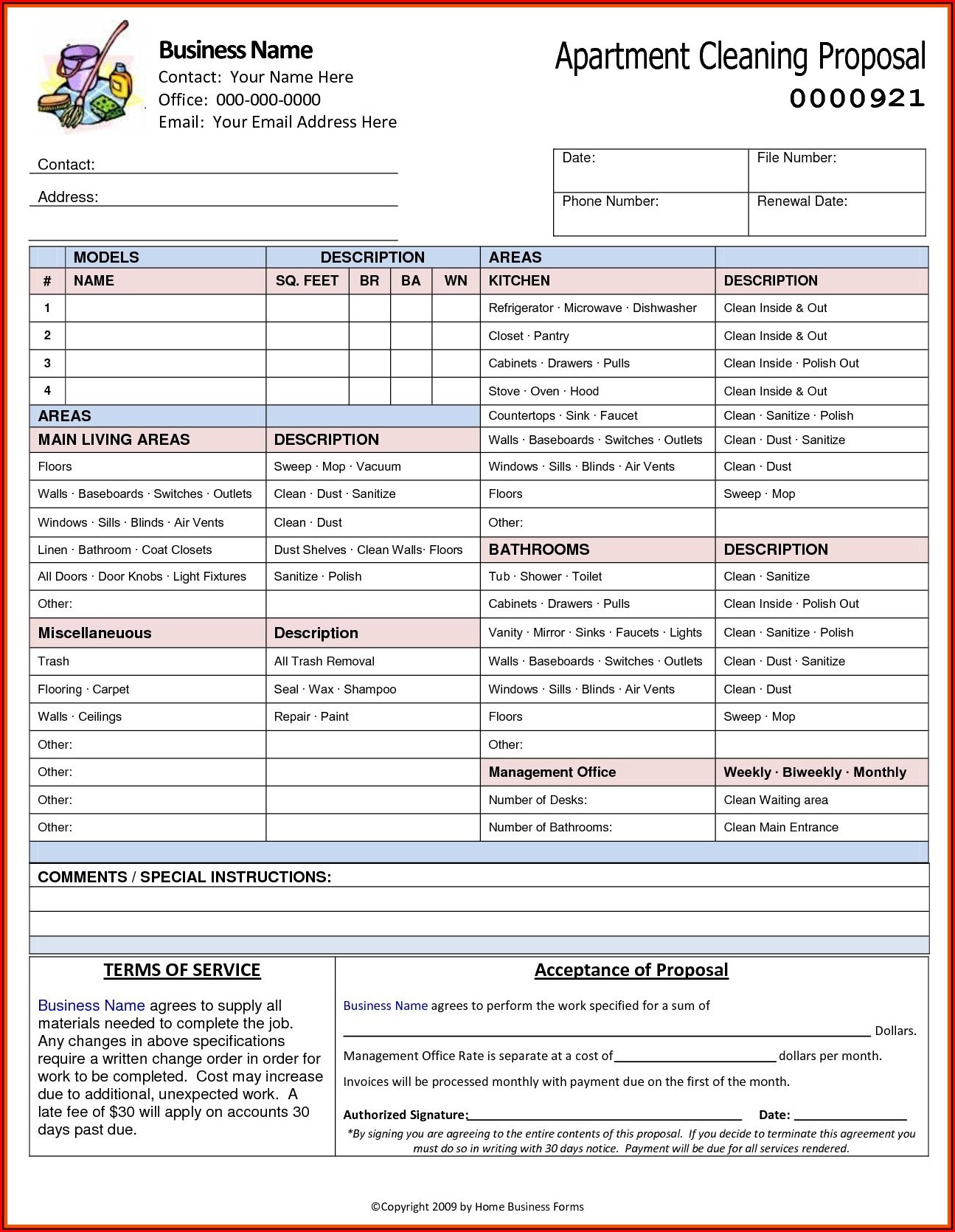 Cleaning Bid Template Free Template 1 Resume Examples Wk9ybpOY3D
