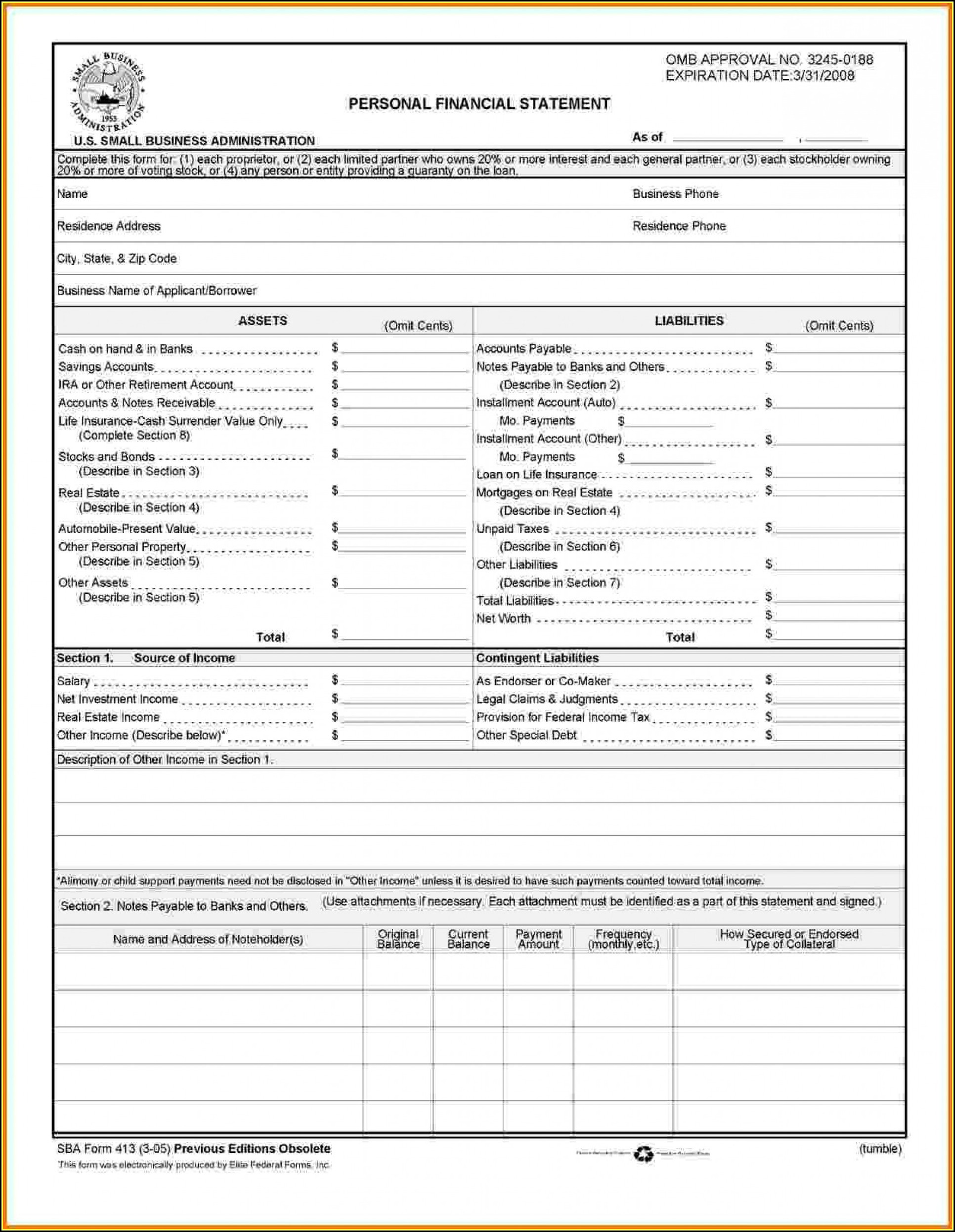 Income Expenditure Statement Template Free Download