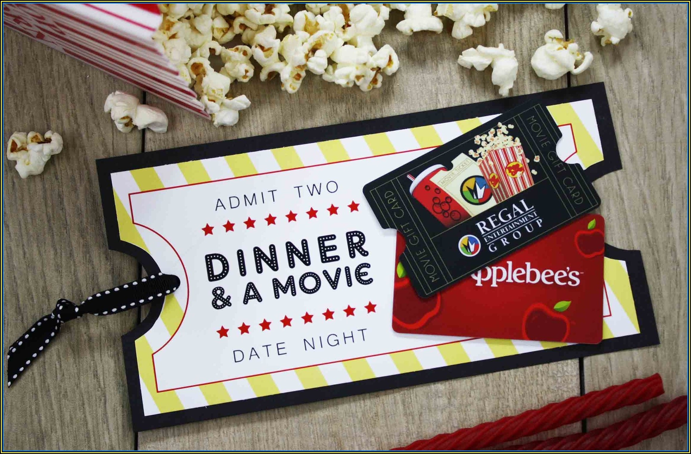 Movie Gift Certificates Templates Free