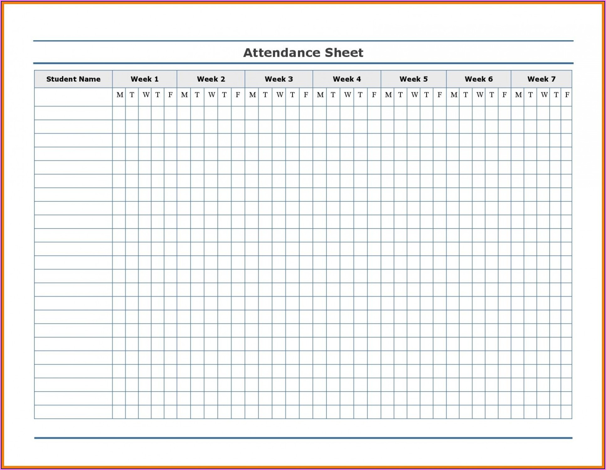 Employee Attendance Tracker Ms Excel Template