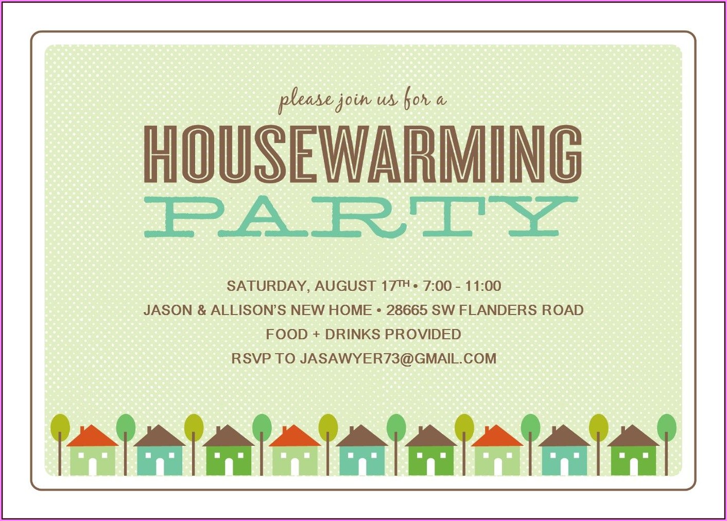Housewarming Party Invitation Designs