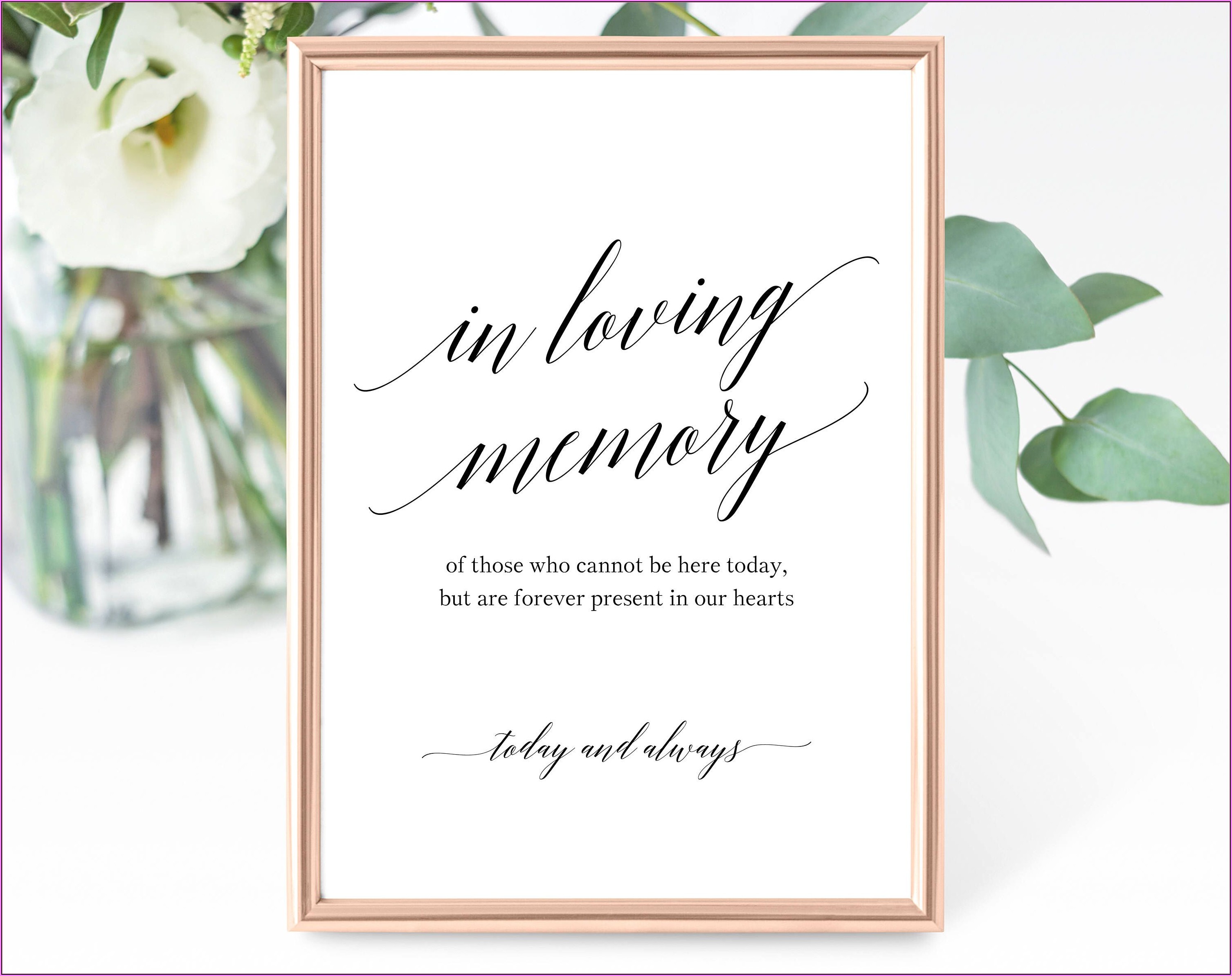 In Loving Memory Picture Templates