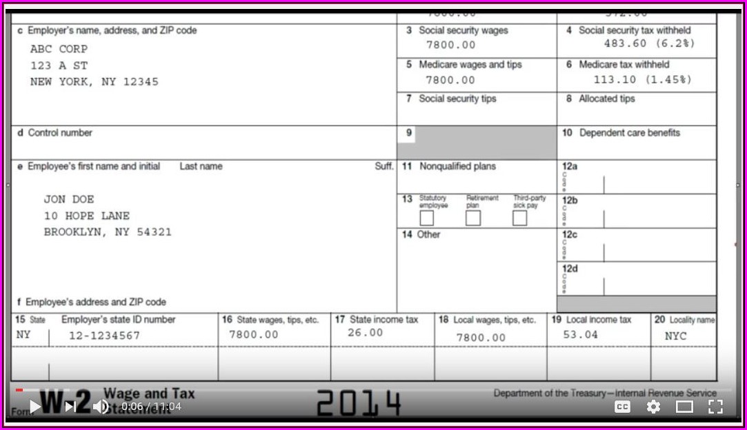 Irs Form W 9 2019 Fillable